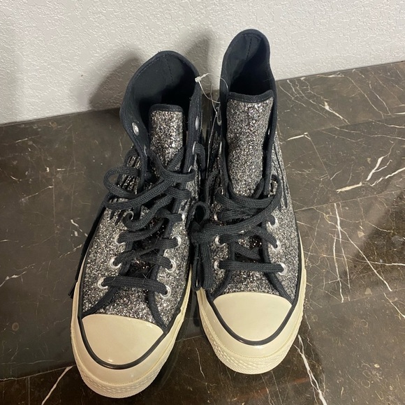 Converse All Star Chuck 70 Hi Glitter Flames - Picture 8 of 9